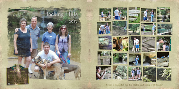 Hocking Hills - Joanne Brisebois Scrap 50 Challenge