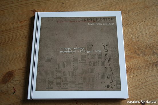 Holiday album as a photo book