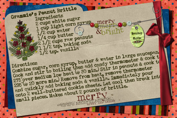 Holiday Recipe Card Challenge