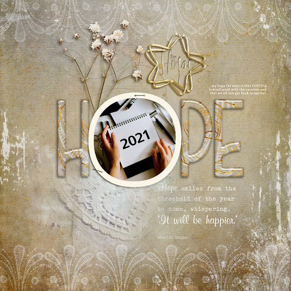 Hope for 2021  - Day 12 Challenge