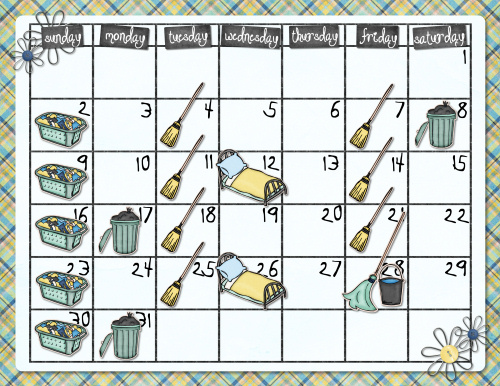 Housework Schedule