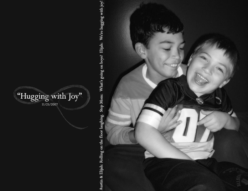 Hugging with Joy