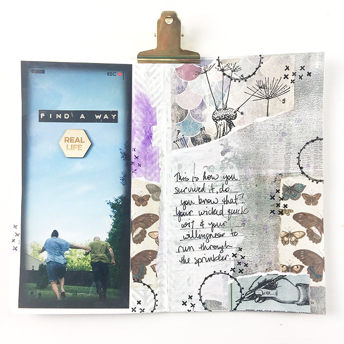 Hybrid Art Journaling OAWA Whimsical Frames