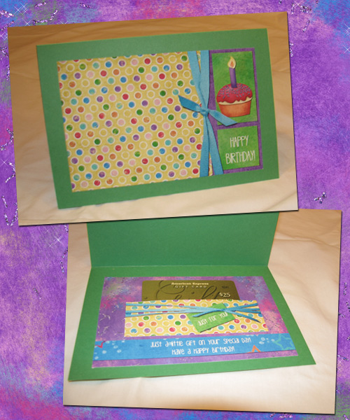 Hybrid Birthday Card w/ Gift Card pocket