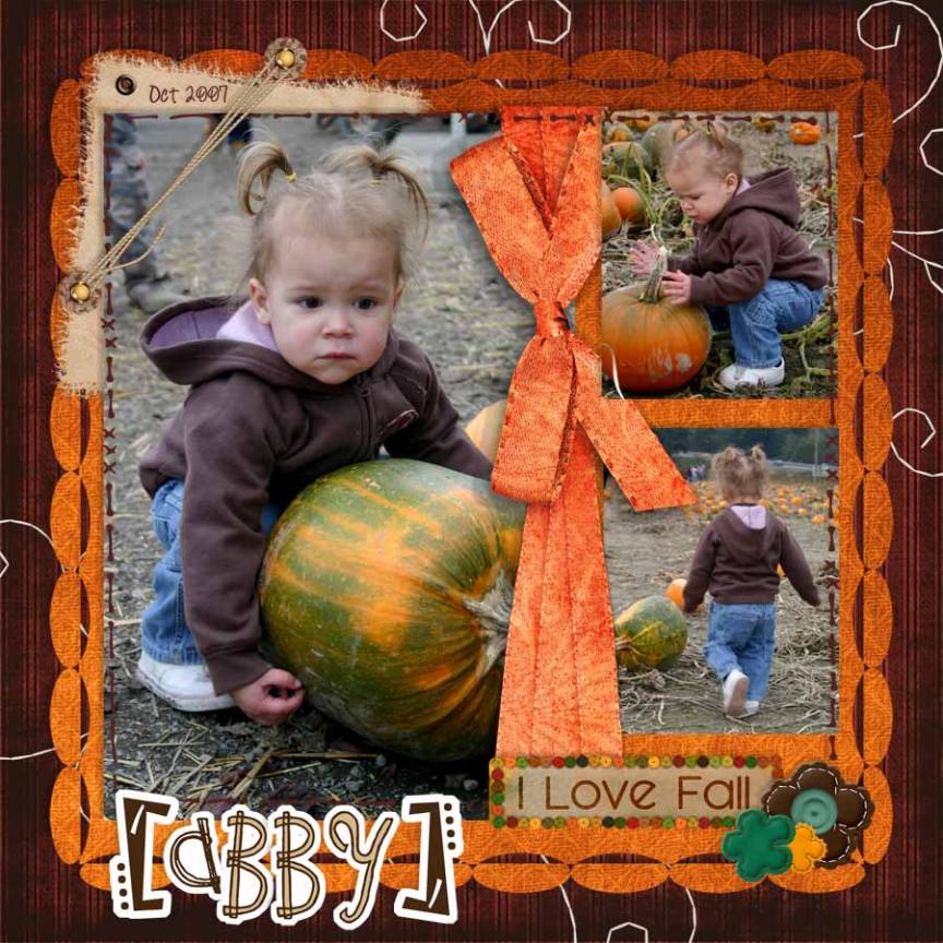 I Love Fall~Abby Lou 2007