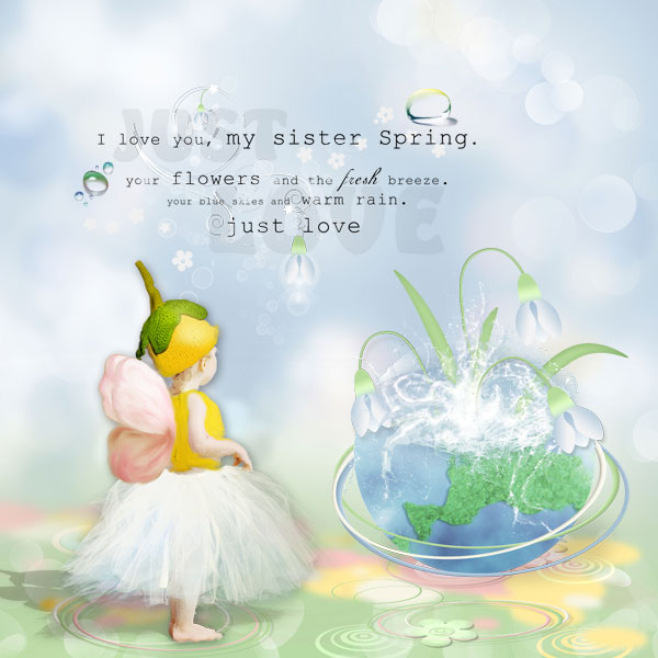 I love you, my sister spring