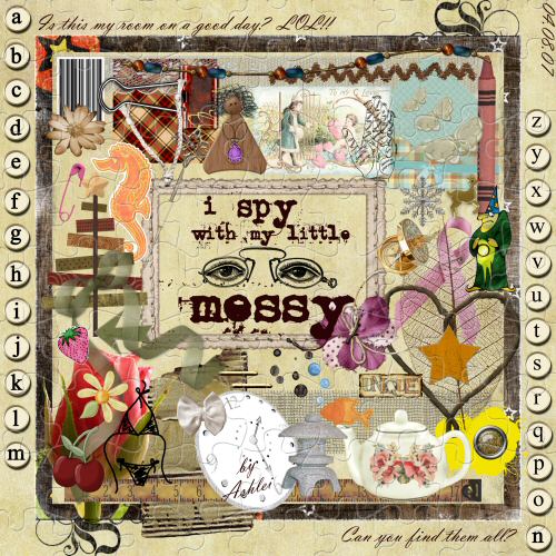 I Spy...Messy!!  - ADSR Challenge 6