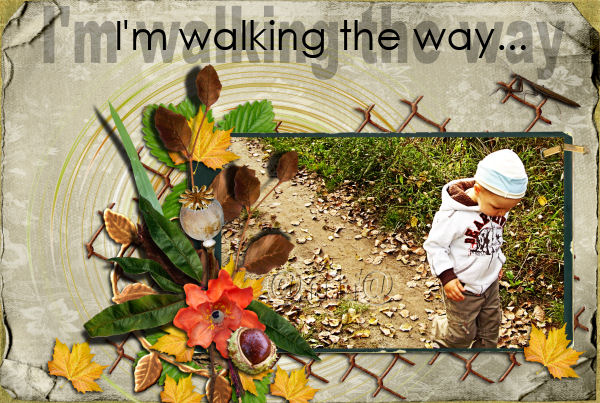 I'm walking the way