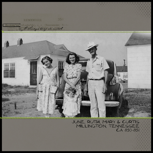 In Millington Ca 1950-1951