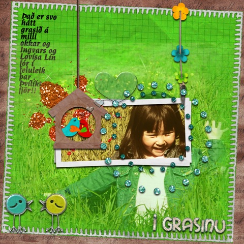 In the Grass!