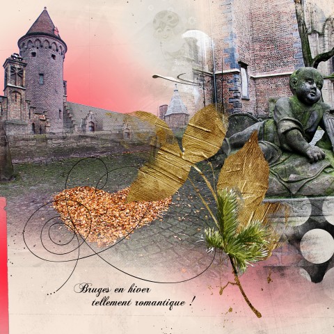 In winter, so romantic Bruges