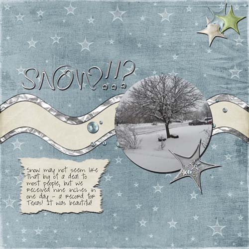 It's Wintry - Snow