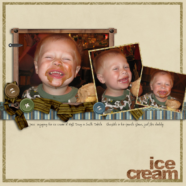 Jace loves ice cream