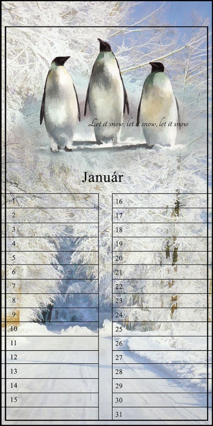 January 2019 Birthday Calendar Challenge