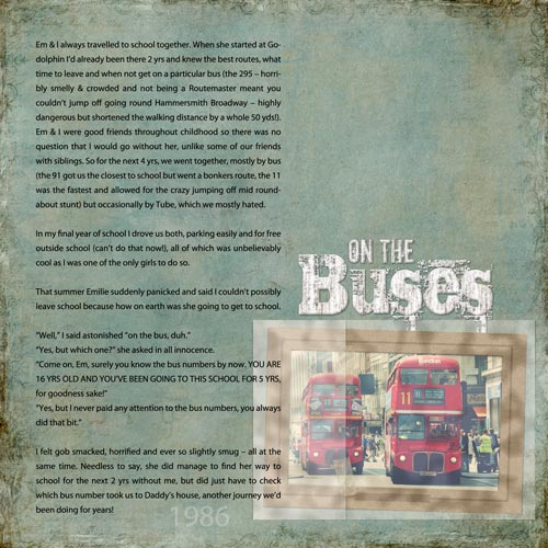 Joanne Brisebois Spotlight - On the Buses
