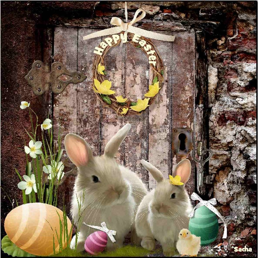 Just married! Happy Easter!