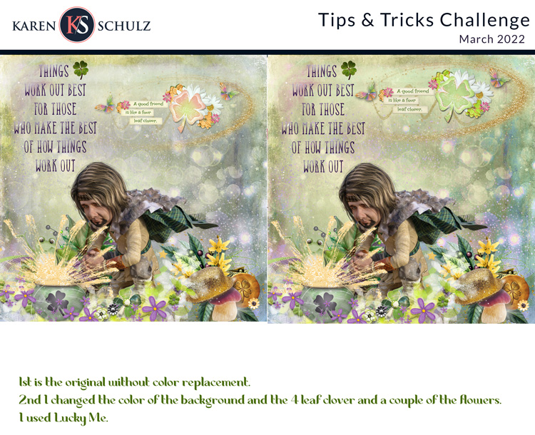 Karen Schulz's Tips and-Tricks Challenge--Happy St. Patrick's Day!