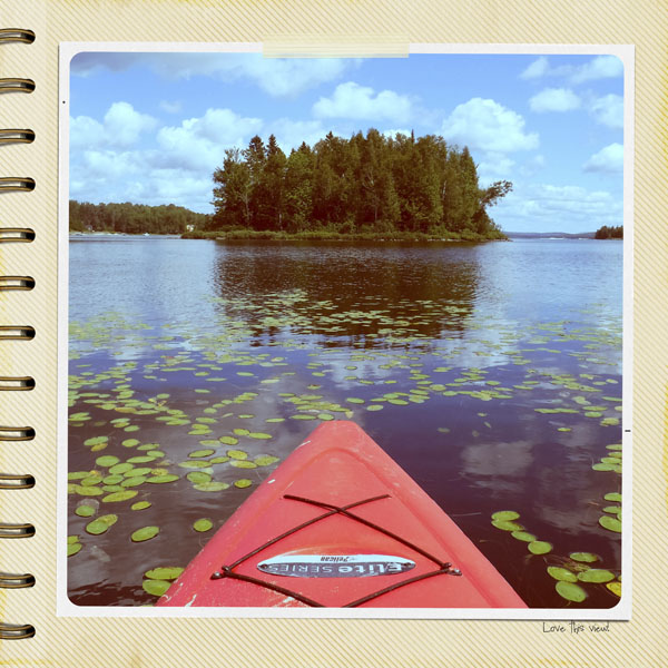 Kayak (Right Page)