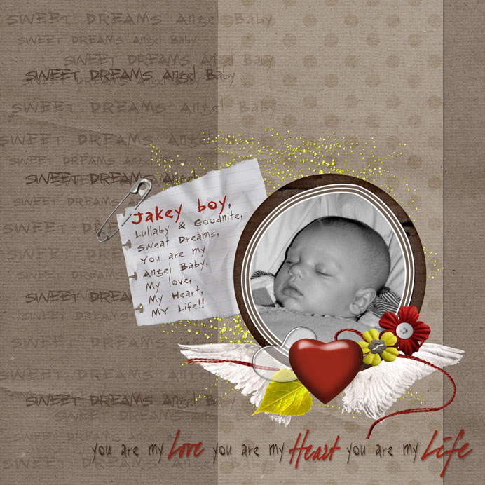 Kim deSmet Designer Challenge/ My Angel Baby