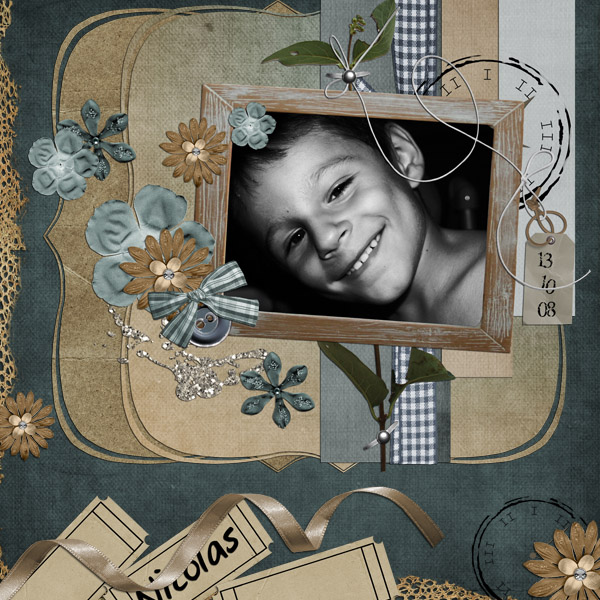 kit "brownie blue" de choubinette