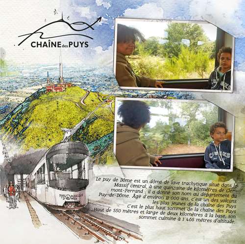 la montée au puy de Dôme en train N°2