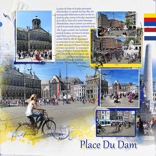 La place du Dam Amsterdam