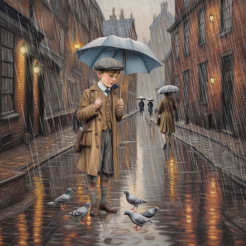 Lanterns in the Rain