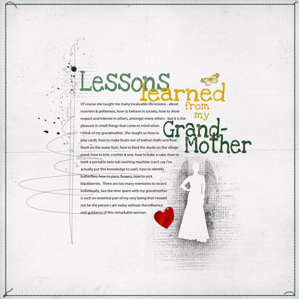 Lessons Learned from my Grandmother