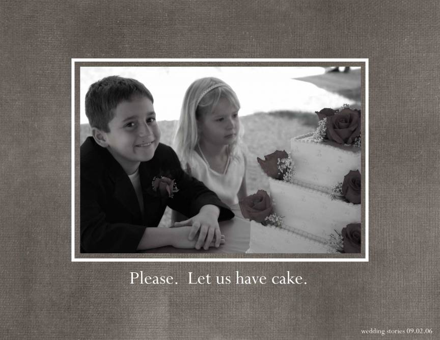 Let Us Have Cake