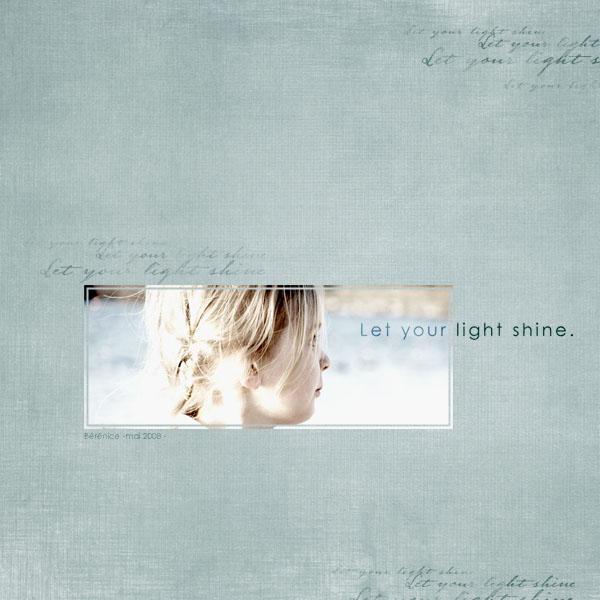 Let your light shine - Taylor made challenge