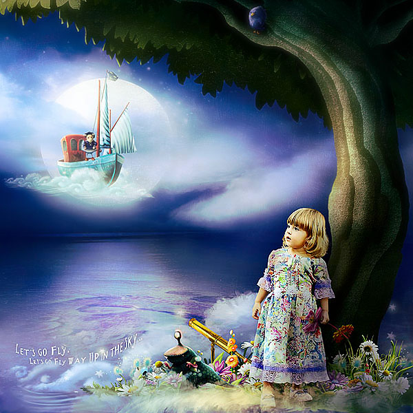 Let's fly to the sky