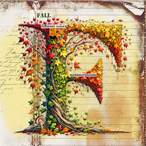 letter art fall