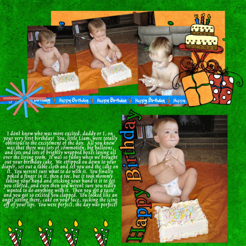 Liam's 1rst Birthday