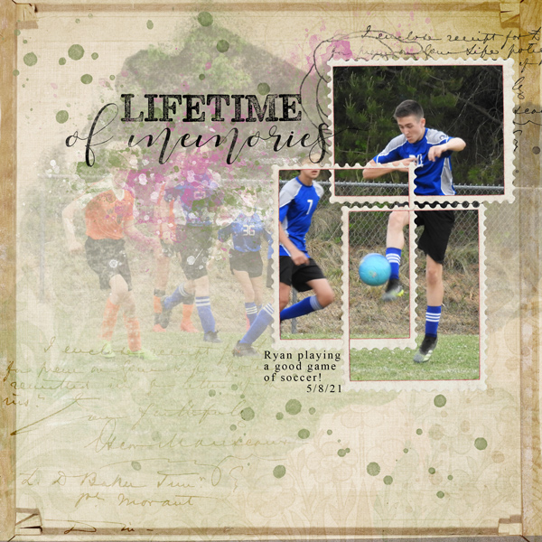 Lifetime of Memories - May Double Scraplift Challenge #7