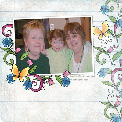 Lily with two grandmas!