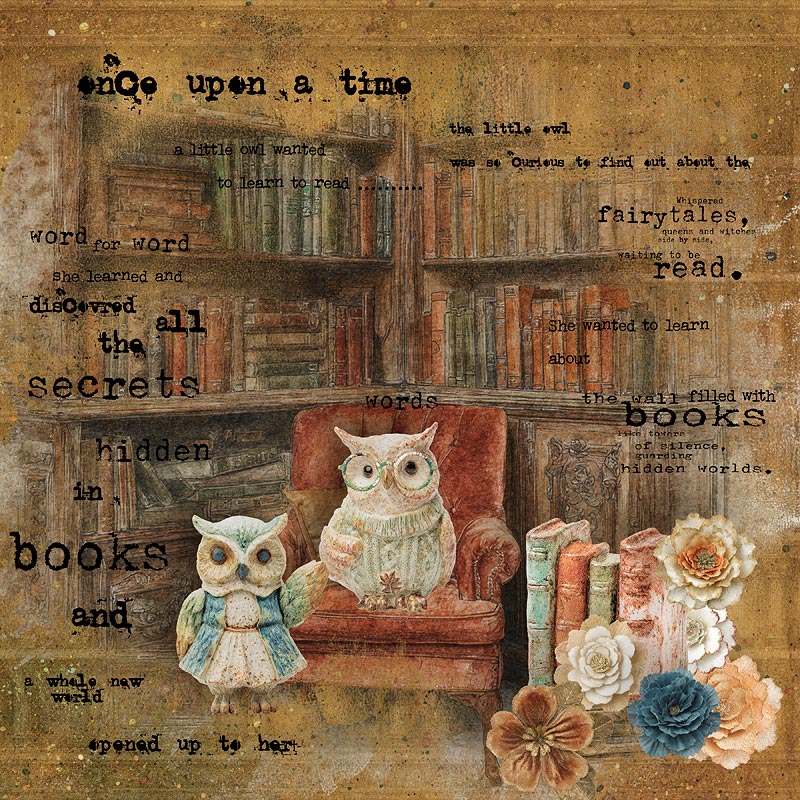 Little owl wants to read