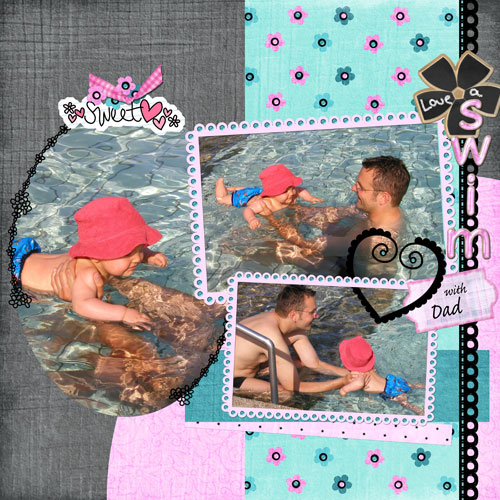 Love a swim with Dad