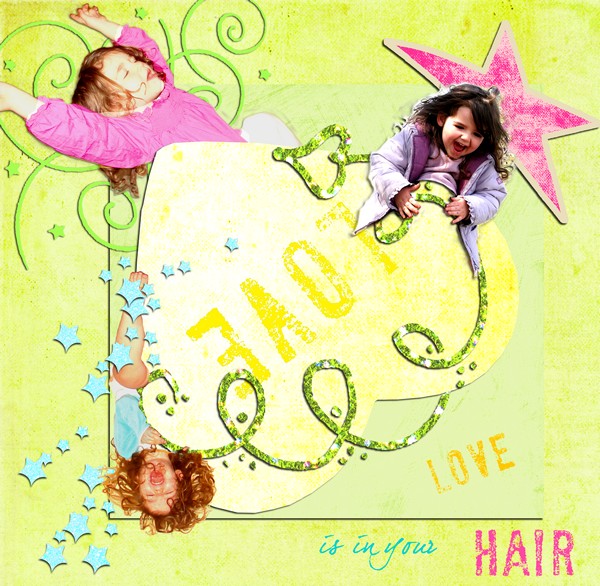 love is in the............hair!