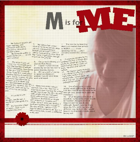 M is for ME