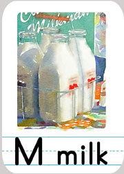 M is for milk/chall4