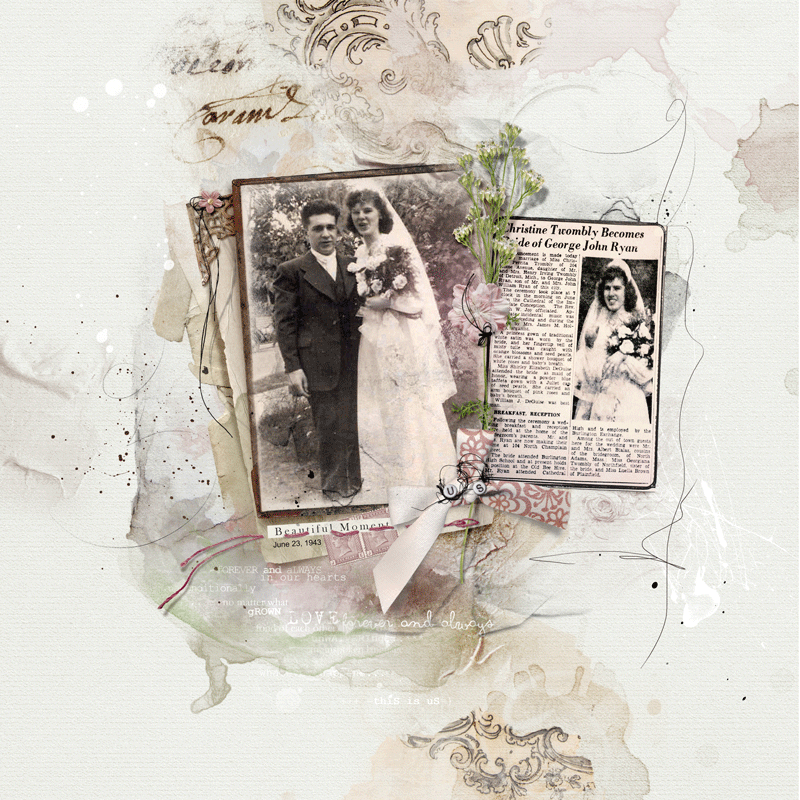 March-Challenge-#6-Copycat_mom-_Dad-Wedding-w-nwsppr-clipping