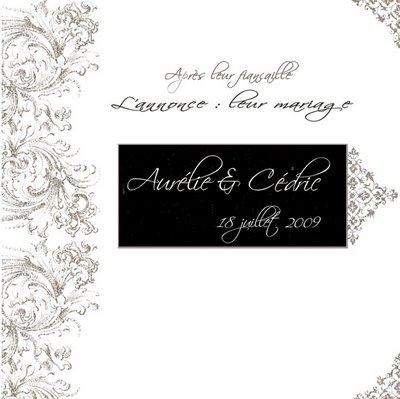 Mariage cdric et aurlie