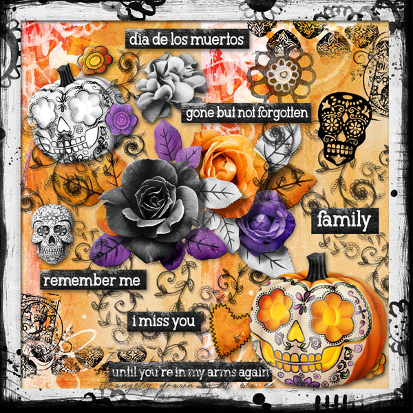 May Art Journaling Challenge Week 1 {Dia de los Muertos}