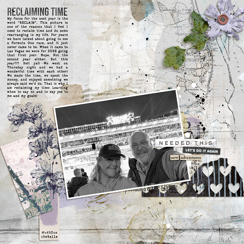 Member Art Journal Challenge - RECLAIM