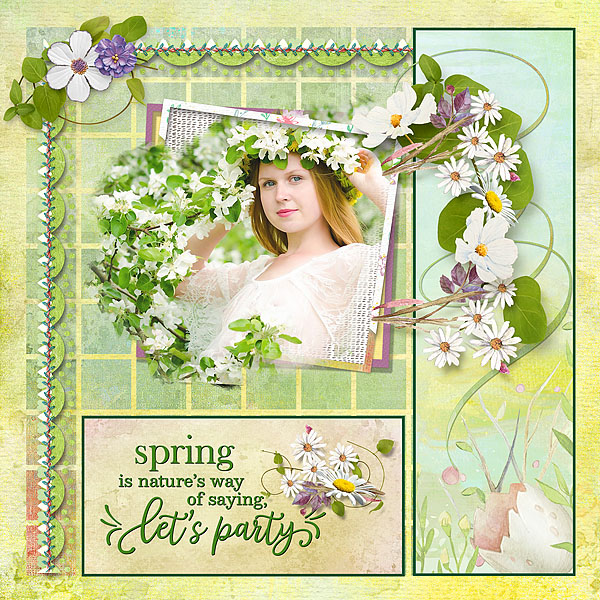 Memory Photo Collage Art Pack April