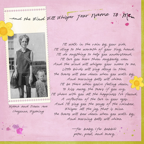 Mother Daughter Theme Challenge