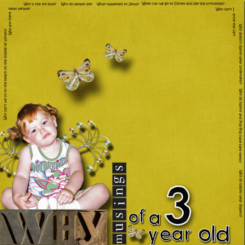 Musings of a 3 year old
