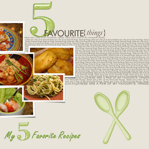 My 5 Favorite Recipes