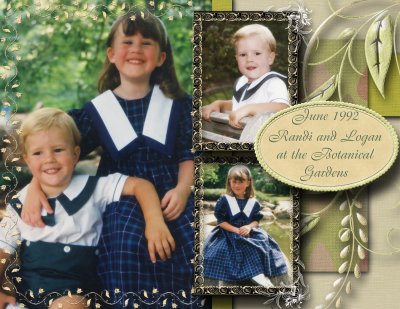 My Babies at the Botanical Gardens - 6/1992