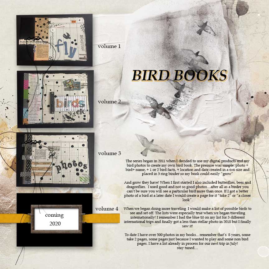 My bird books.....